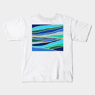 Golden Lines. Kids T-Shirt